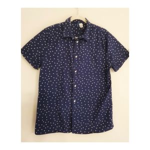 Divided by H&M Button down polka dot shirt